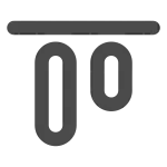 Align Top SVG Icon